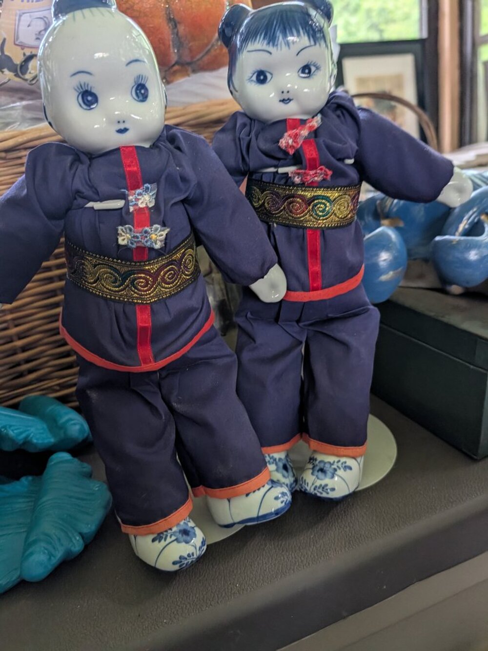 Porcelain Asian Dolls - Kewpies